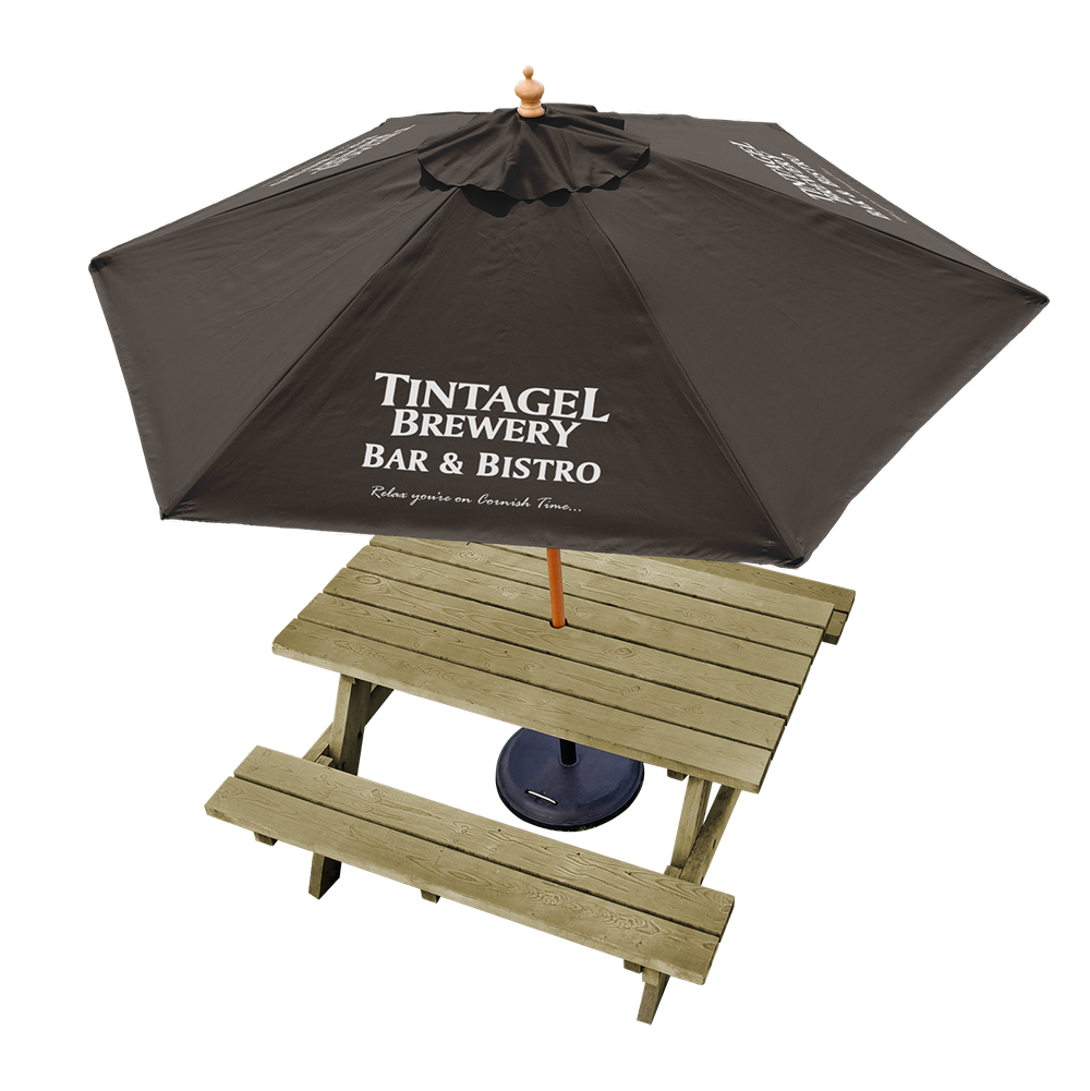 Tintagel Brewery Branded Parasol