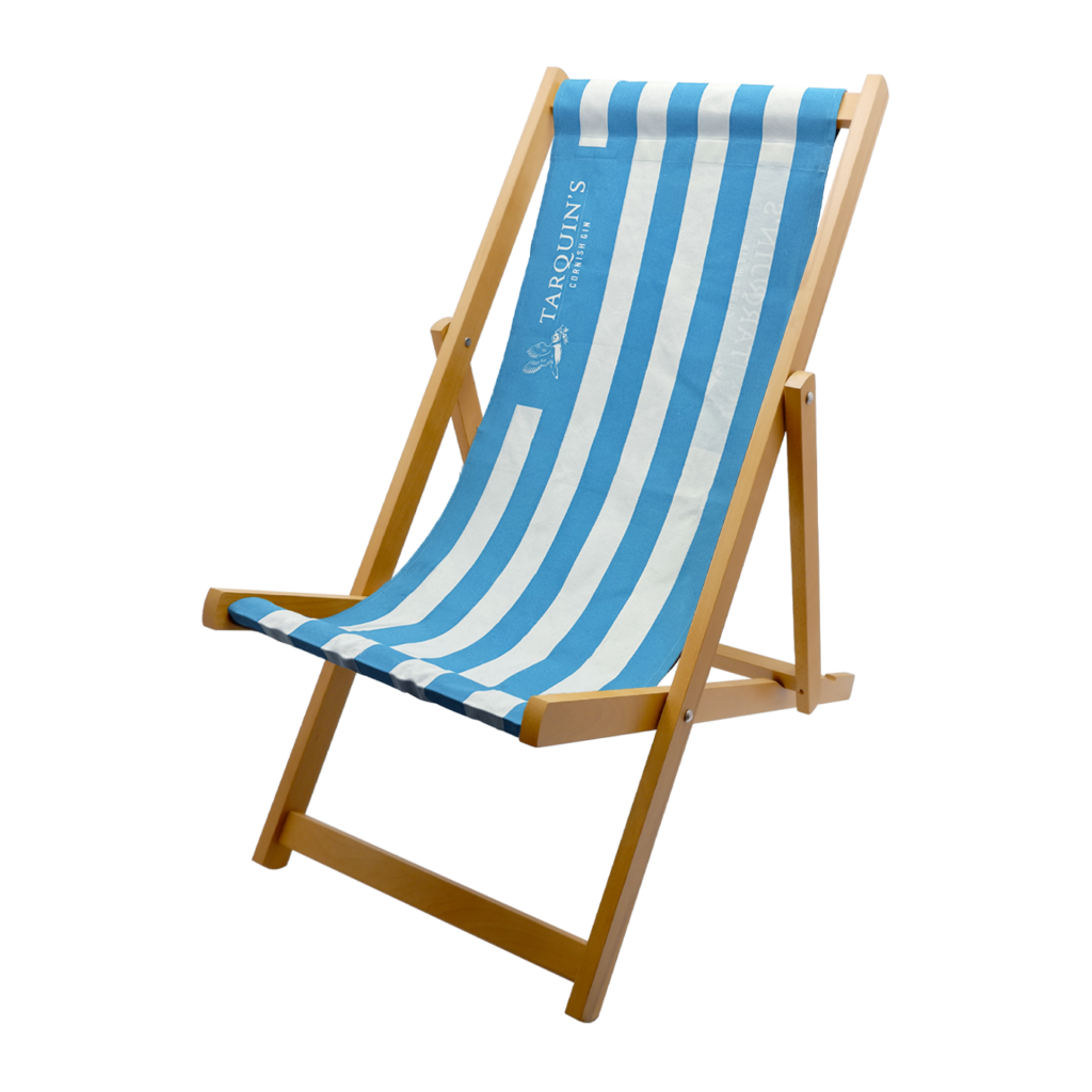 Tarquins branded deckchair